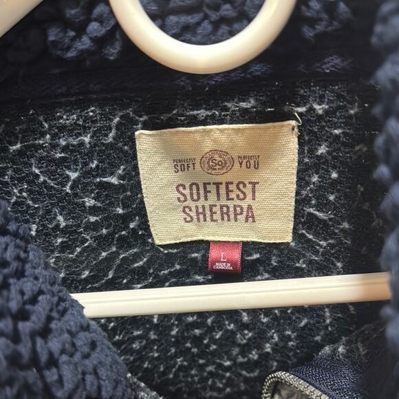 SO Women's Teddy Jacket - Black and White - Picture 3 of 3